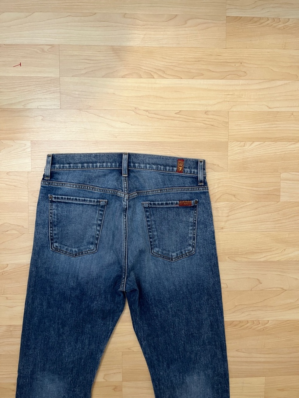 7 For All Mankind adrien Jeans Men's 30 Easy Slim Straight Jeans - Picture 6 of 13